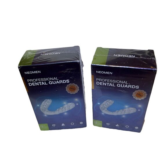Neomen Professional Dental Mouth Guards 2 Sizes Pk of 4 Per Box- Set‎ Of 2 Boxes - Picture 4 of 6